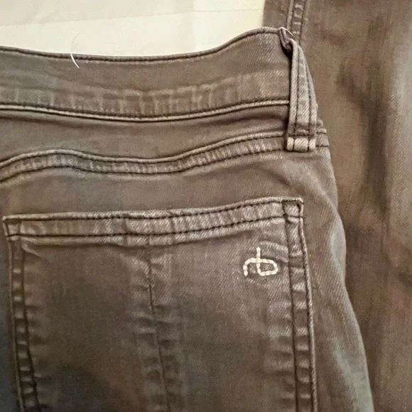 Rag & Bone Skinny Jeans in Army Green- Womens 28 - Picture 9 of 9